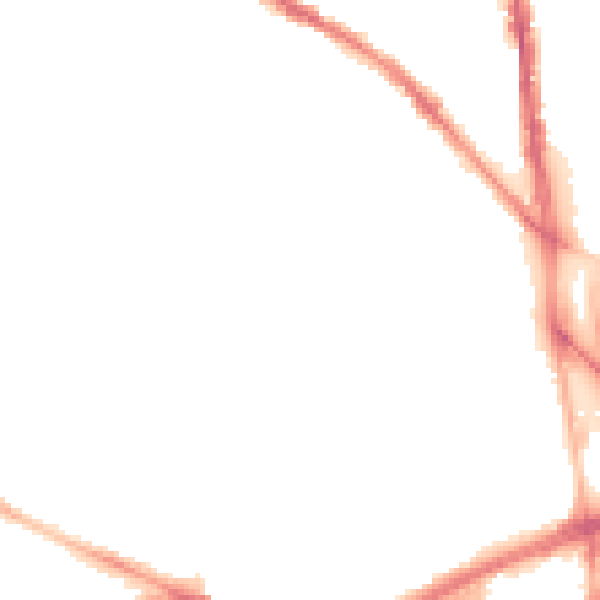 Night-time road noise heatmap for BL1 3ST