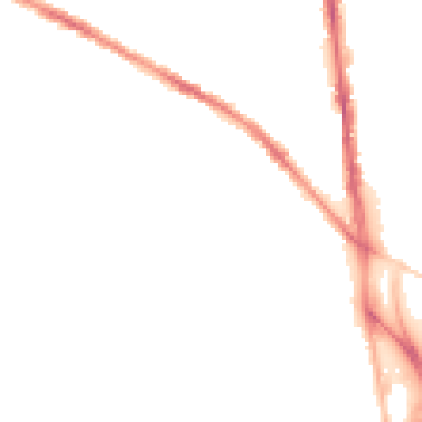 Night-time road noise heatmap for BL1 3TF