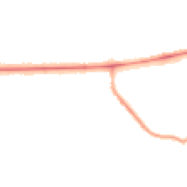 Night-time road noise heatmap for BL1 4LX