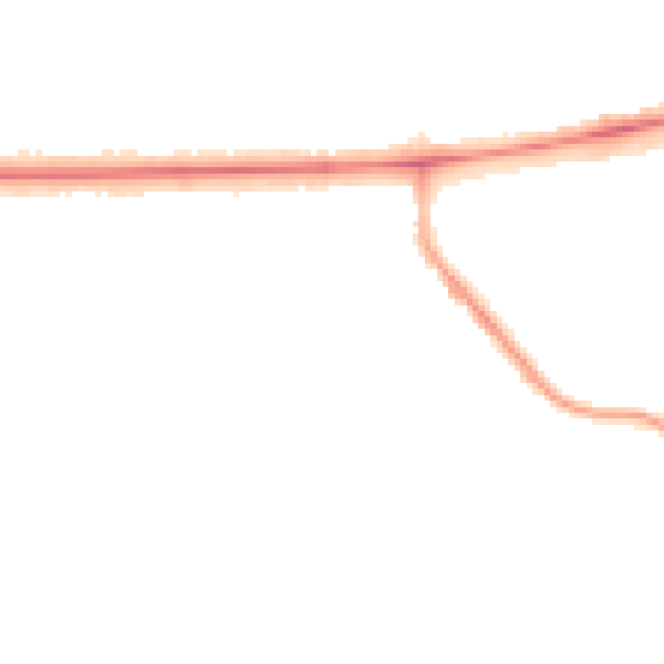 Night-time road noise heatmap for BL1 4NY