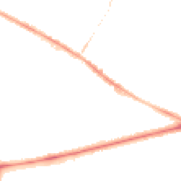 Night-time road noise heatmap for BL1 4UA