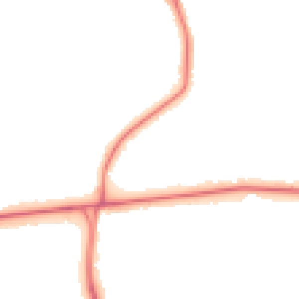 Night-time road noise heatmap for BL1 5BQ