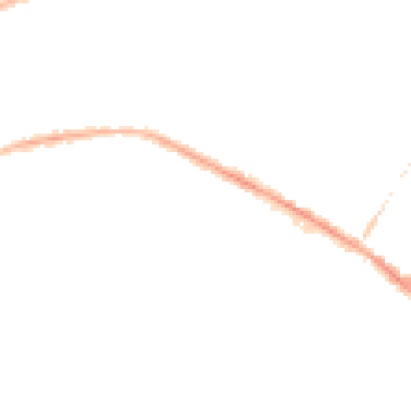 Night-time road noise heatmap for BL1 5JX