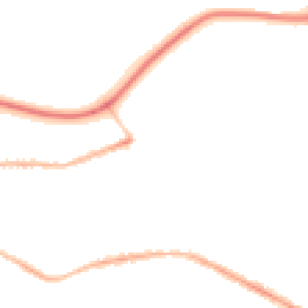 Night-time road noise heatmap for BL1 5RT