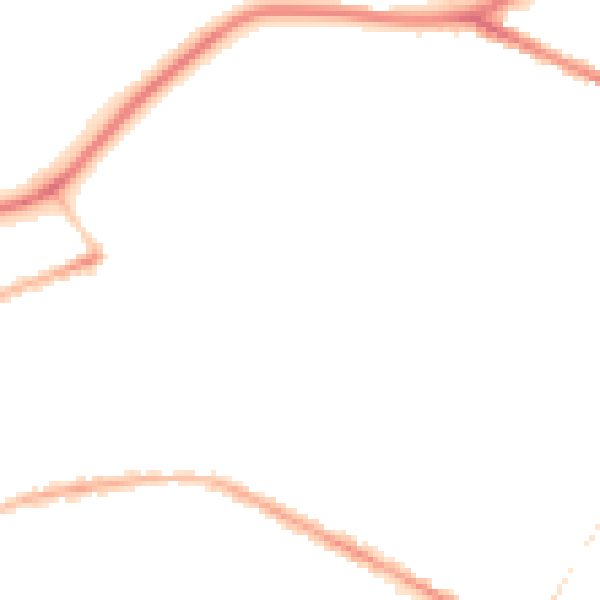 Night-time road noise heatmap for BL1 6EP