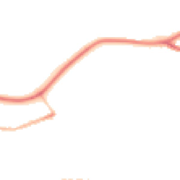 Night-time road noise heatmap for BL1 6HS