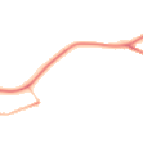 Night-time road noise heatmap for BL1 6JF