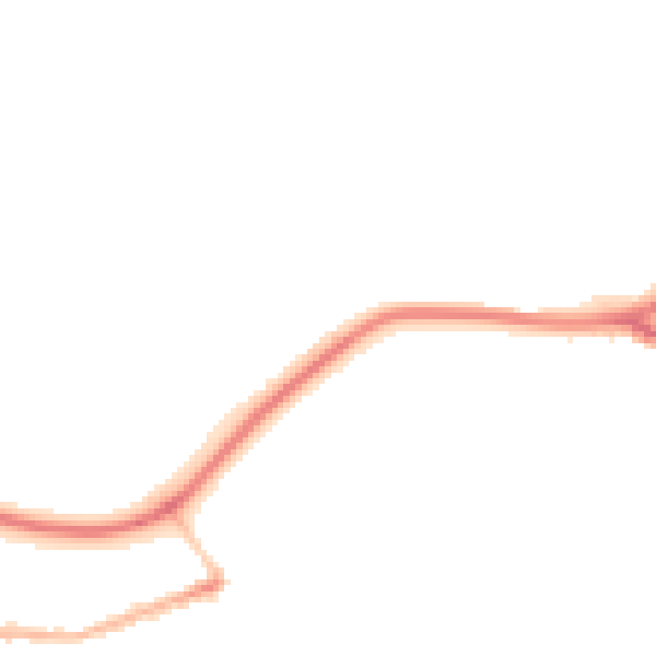 Night-time road noise heatmap for BL1 6LX