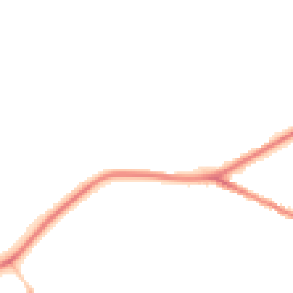 Night-time road noise heatmap for BL1 6NE