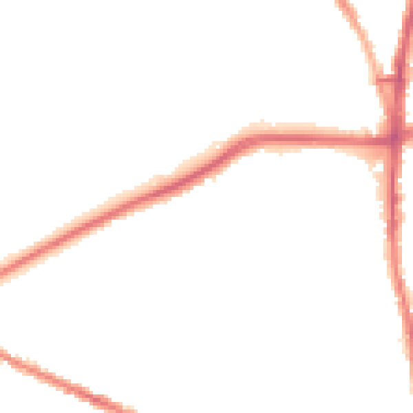 Night-time road noise heatmap for BL1 6PA