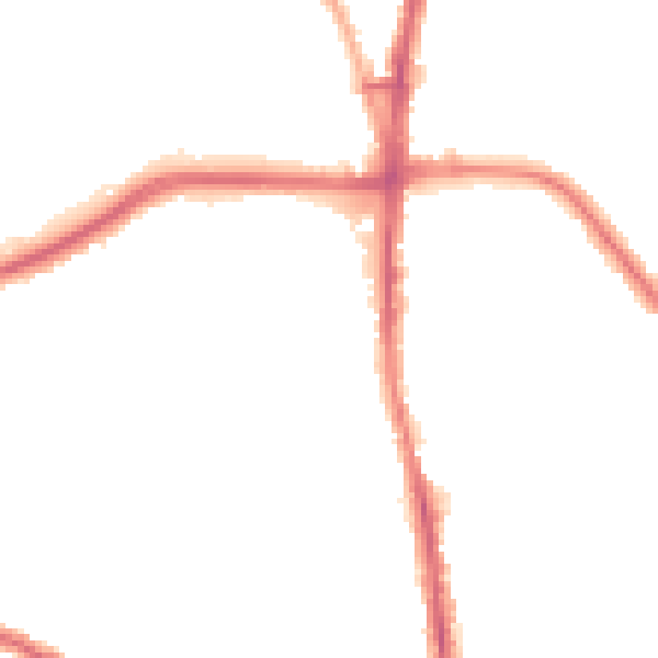 Night-time road noise heatmap for BL1 6QA