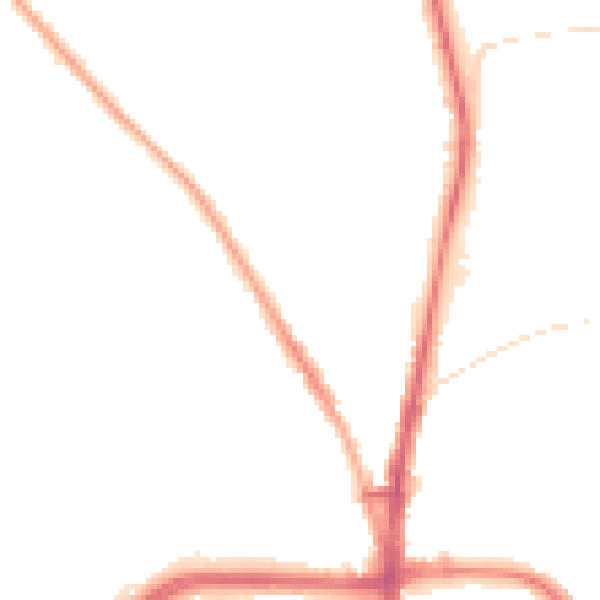Night-time road noise heatmap for BL1 7AU