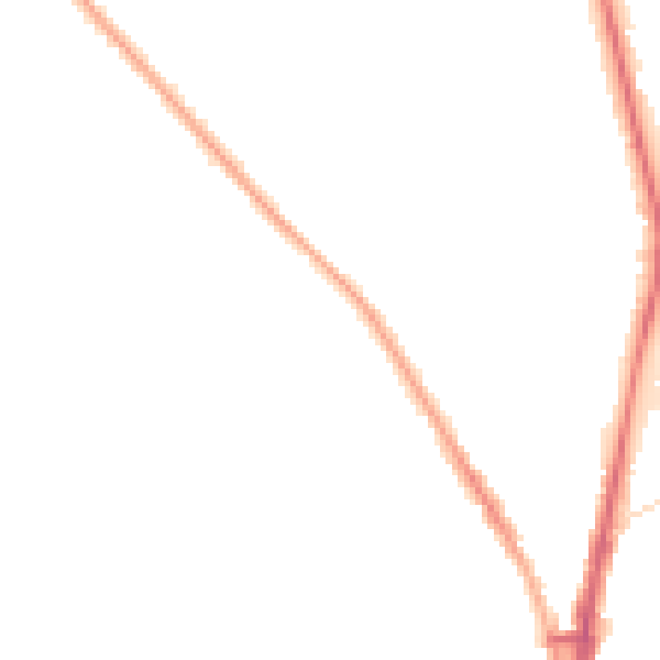 Night-time road noise heatmap for BL1 7BJ