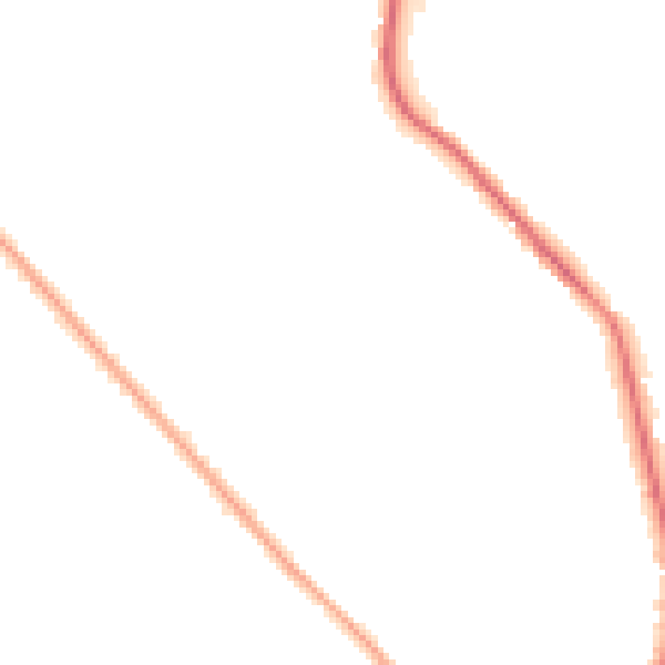 Night-time road noise heatmap for BL1 7DW