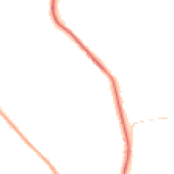 Night-time road noise heatmap for BL1 7HH