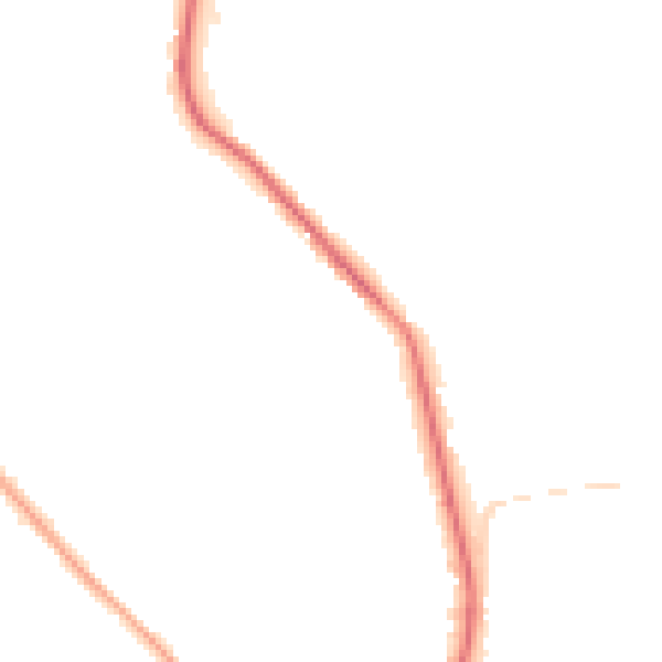 Night-time road noise heatmap for BL1 7HJ