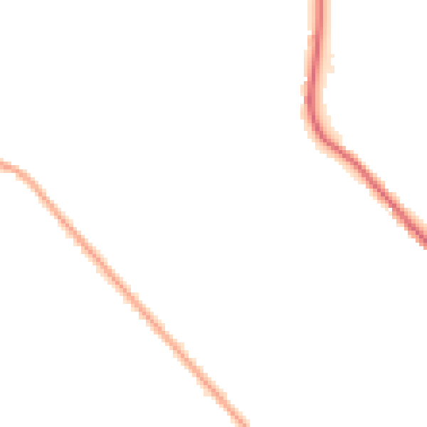 Night-time road noise heatmap for BL1 7LN