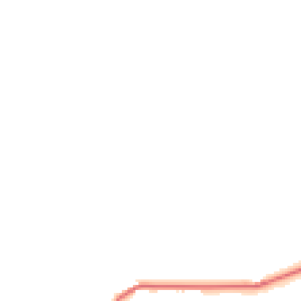Daytime road noise heatmap for BL1 7PB