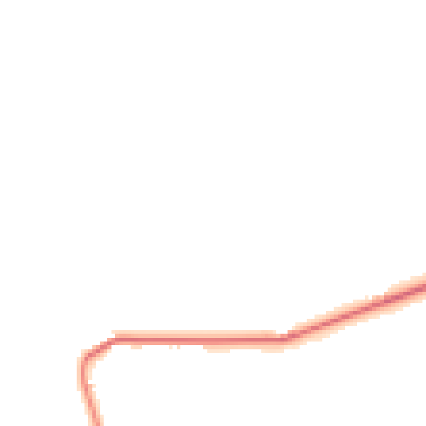 Daytime road noise heatmap for BL1 7PE