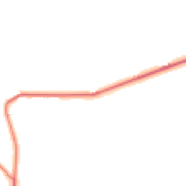 Daytime road noise heatmap for BL1 7PS