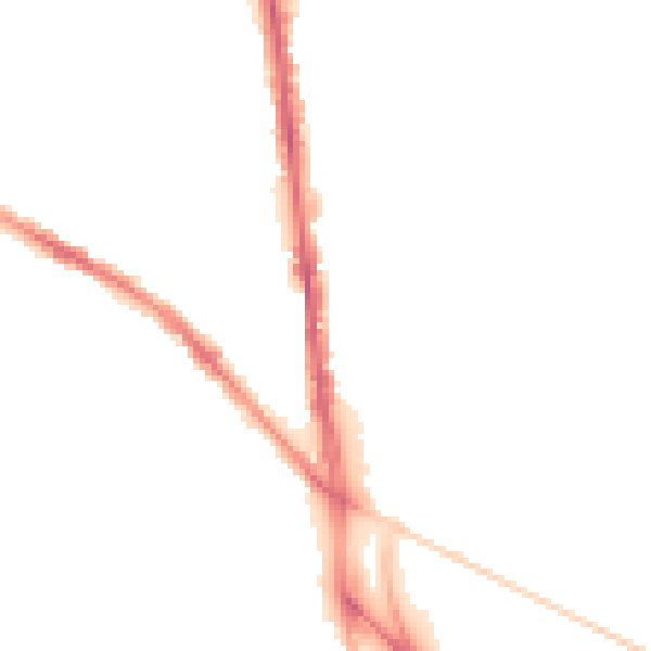 Night-time road noise heatmap for BL1 8DR