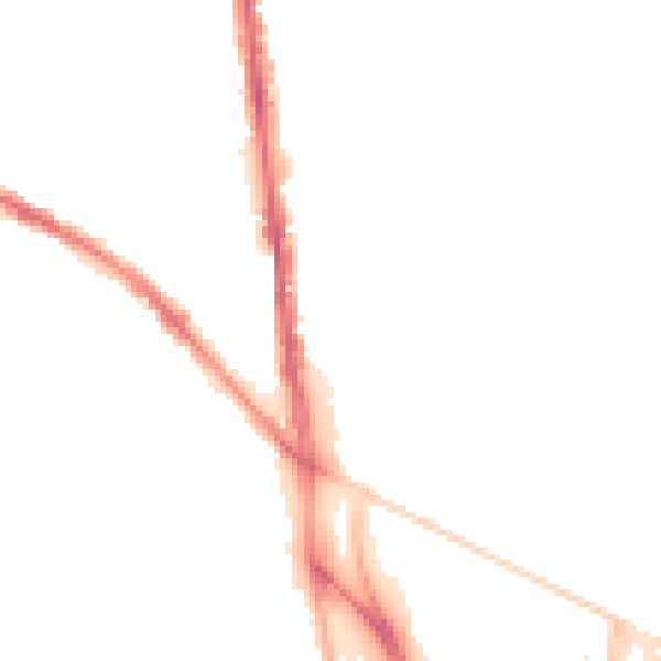 Night-time road noise heatmap for BL1 8JA
