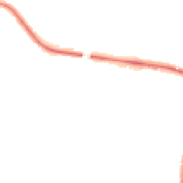 Night-time road noise heatmap for BL1 8RT