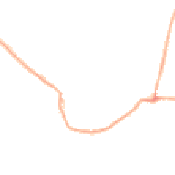 Night-time road noise heatmap for BL2 1PG