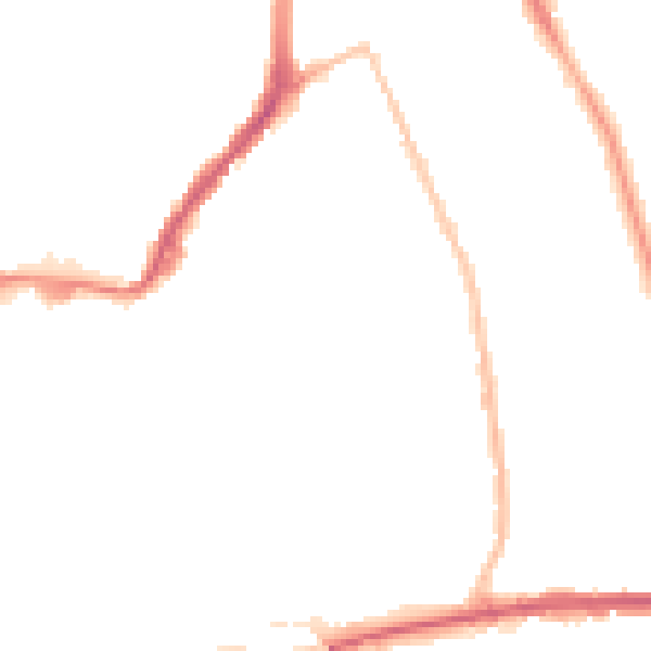 Night-time road noise heatmap for BL2 2HB