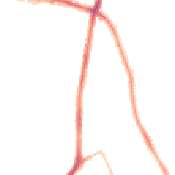 Night-time road noise heatmap for BL2 2LJ