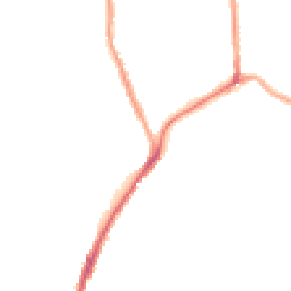 Night-time road noise heatmap for BL2 3DA