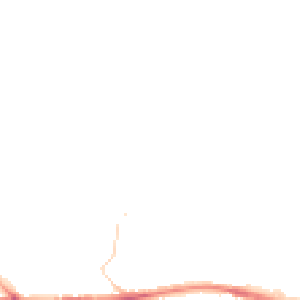 Night-time road noise heatmap for BL2 5AQ
