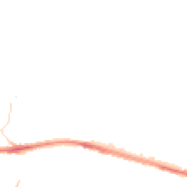 Night-time road noise heatmap for BL2 6PL