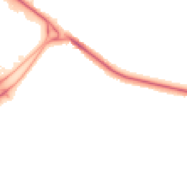 Night-time road noise heatmap for BL6 4AW