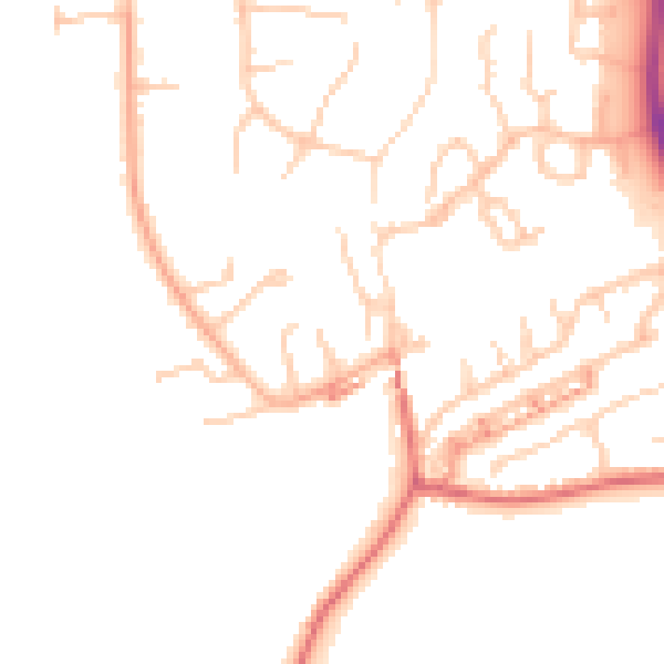 Daytime road noise heatmap for BL6 4EA