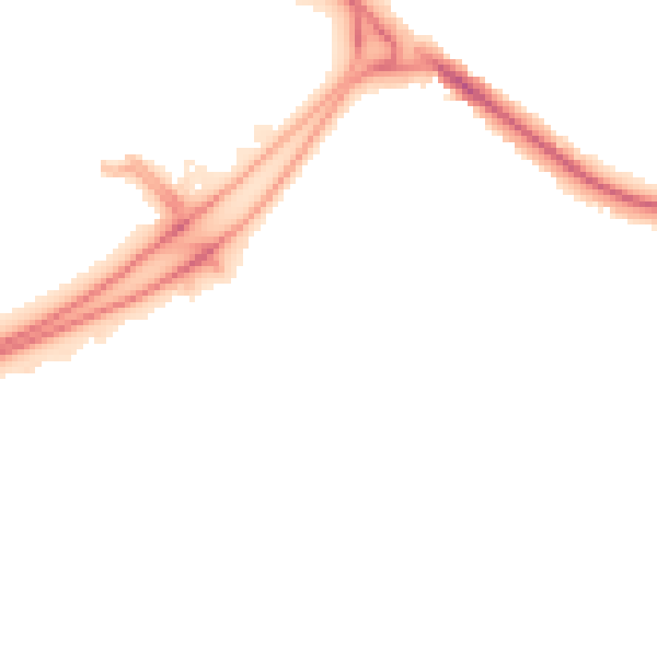 Night-time road noise heatmap for BL6 4GH