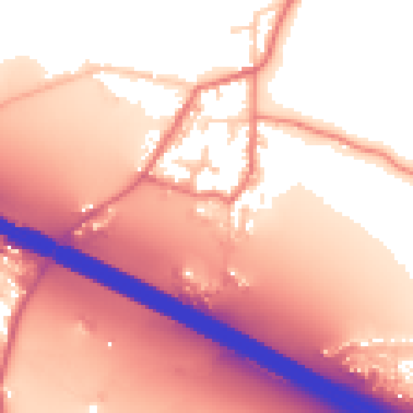 Daytime road noise heatmap for BL6 4HG