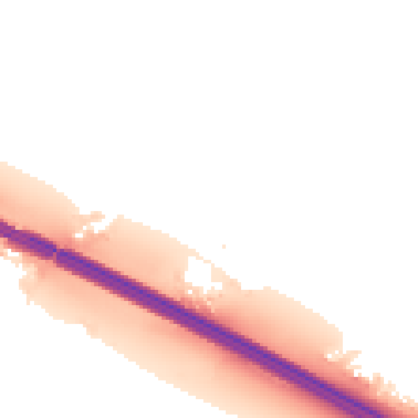 Night-time road noise heatmap for BL6 4HG