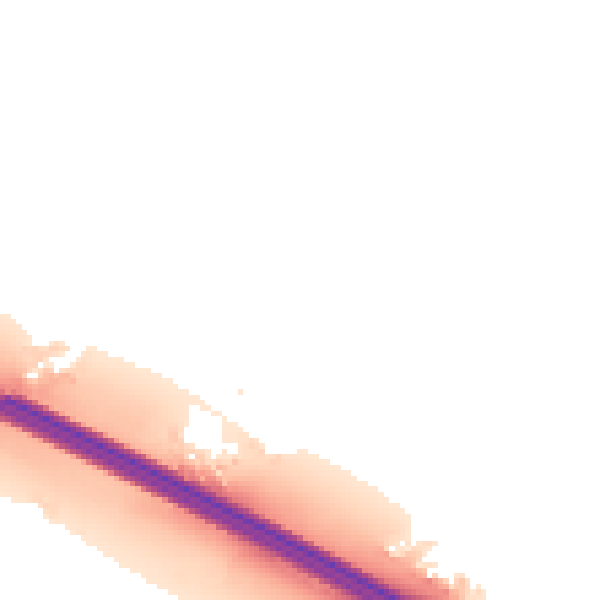 Night-time road noise heatmap for BL6 4JA