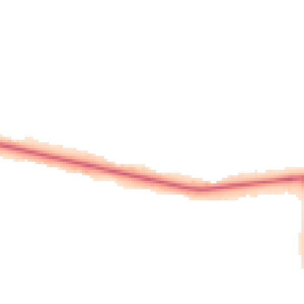 Night-time road noise heatmap for BL6 4NB