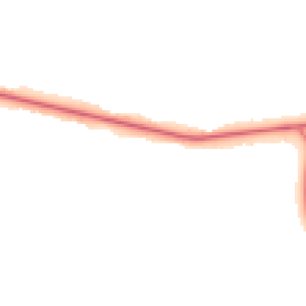 Night-time road noise heatmap for BL6 4PD