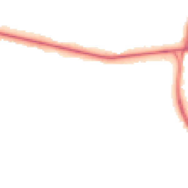 Night-time road noise heatmap for BL6 4PJ