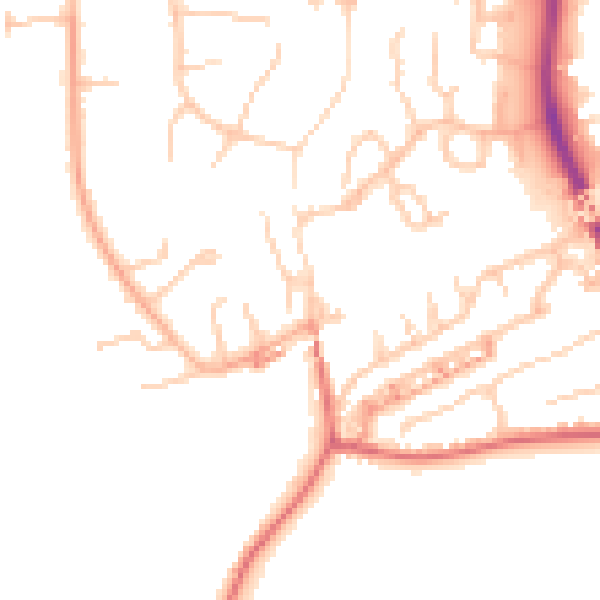 Daytime road noise heatmap for BL6 4PR