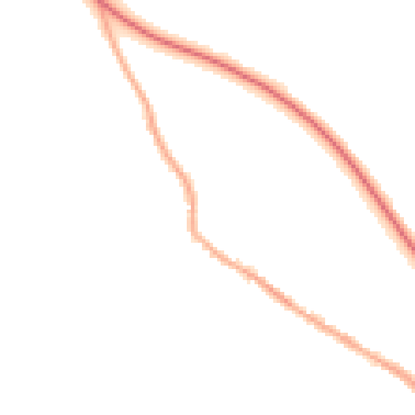 Night-time road noise heatmap for BL6 5ED