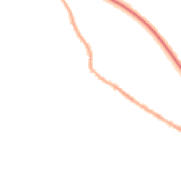 Night-time road noise heatmap for BL6 5HE