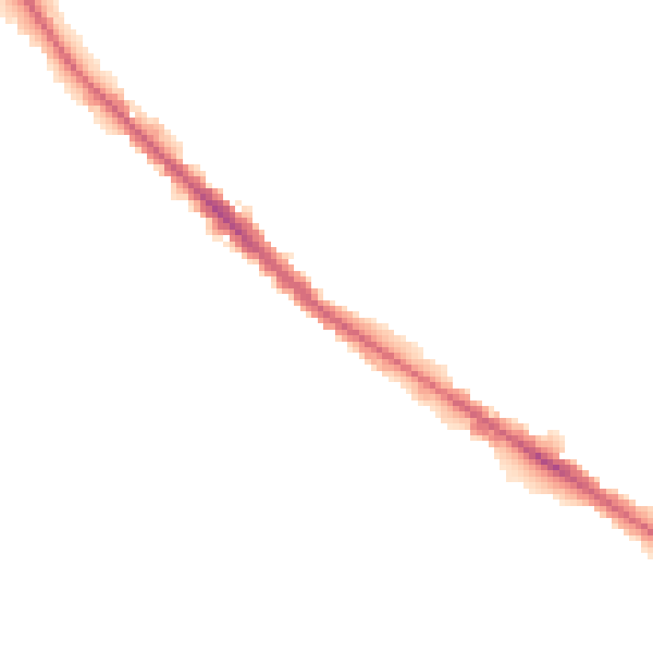 Night-time road noise heatmap for BL6 5PS