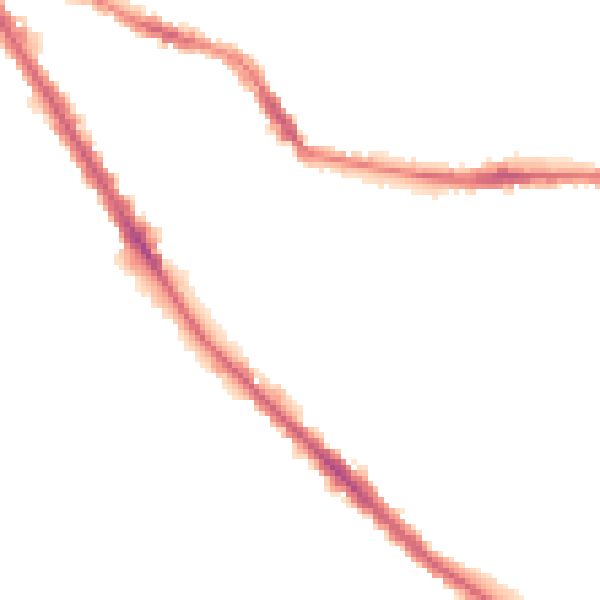 Night-time road noise heatmap for BL6 5TQ