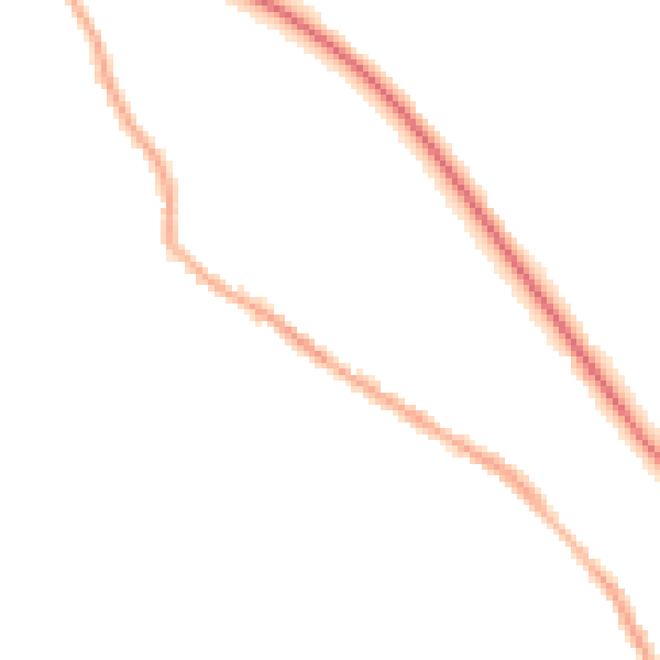 Night-time road noise heatmap for BL6 5TY