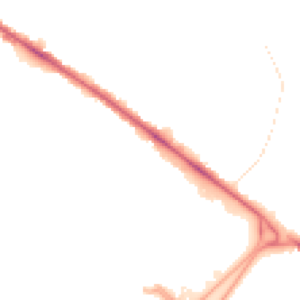 Night-time road noise heatmap for BL6 6HH
