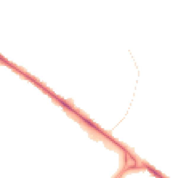 Night-time road noise heatmap for BL6 6LE